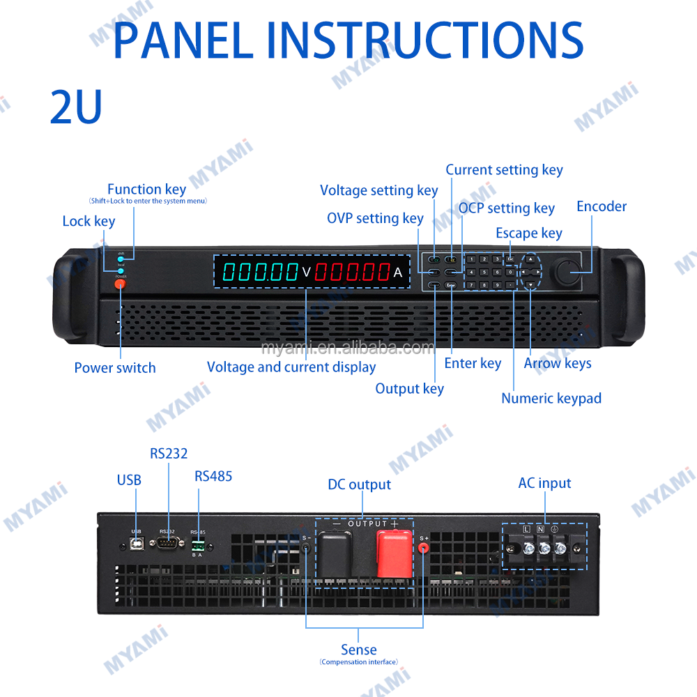 Myami High-power Programmable  - огляд і ціна Adjustable High Power Dc Lab Power Supply 1500W