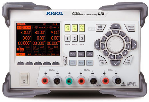 Rigol DP832 3 Channels Triple  - огляд і ціна Linear Dc Power Supply Triple Output